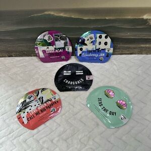 New Victorias Secret Pink Facial Sheet Mask Face Masks Blueberry Açaí Sea Papaya